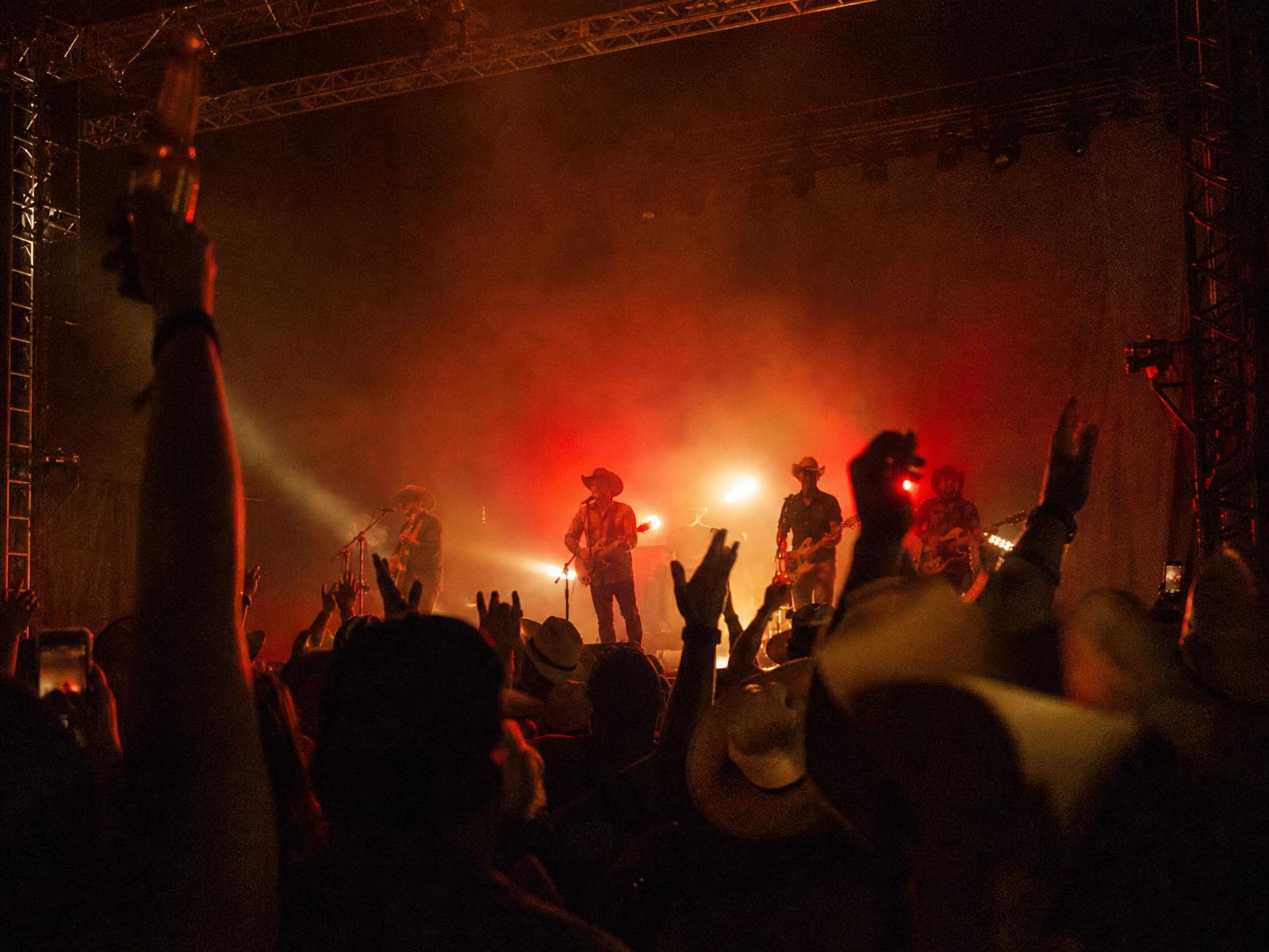 The Music at a Texas river festival (illustrative)